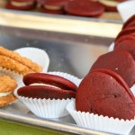 Red Velvet Whoopie Pies by West Egg Cafe. This joint also offers the most amazing buttermilk chess pie.