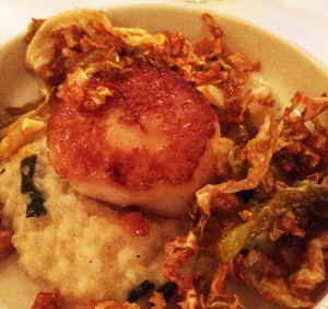 Sea Scallop Fried Savoy Cabbage