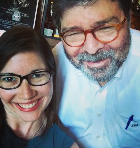 Steve Alterman - proprietor of Horseradish Grill - and yours truly snapped a #selfie.