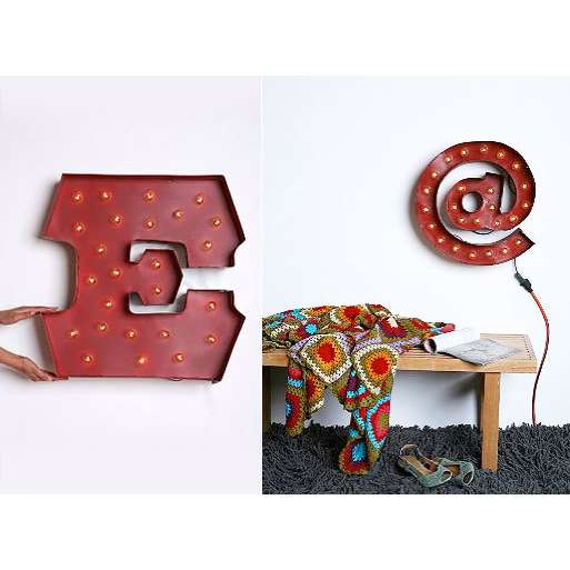Decorating With Vintage Letters