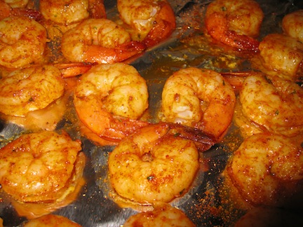 Spicy Oven Roasted Shrimp