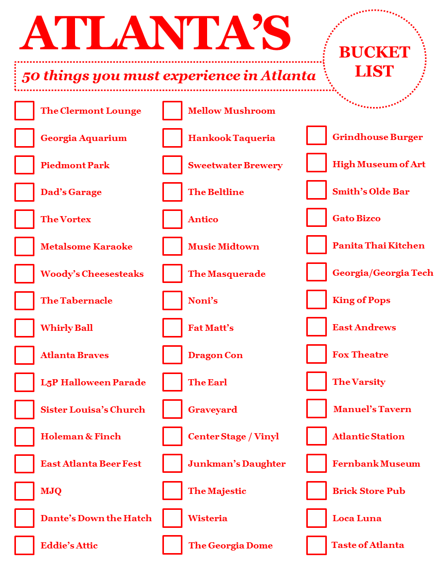 Only list. Bucket list georgia. you must experience. the world bucket list tick the places you&#039;ve been to.