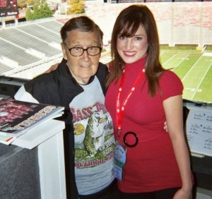 R.I.P Larry Munson (pictured with Katy Ruth Camp)