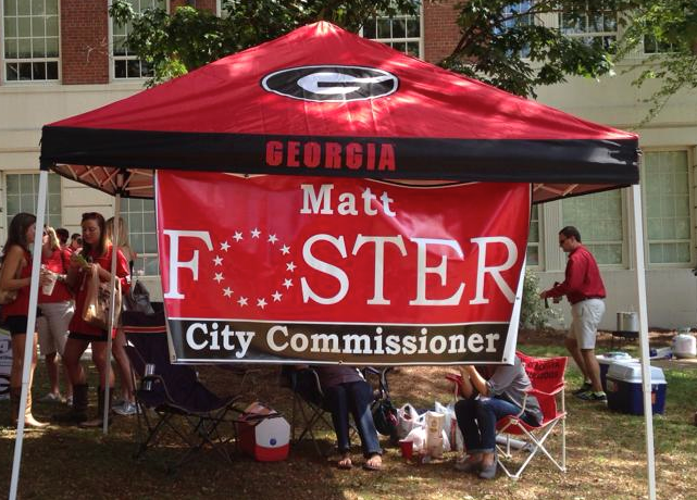 Foster's tailgate at UGA vs. LSU on Sept. 28, 2013.