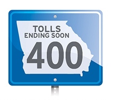 Georgia 400 Tolls Ending Soon
