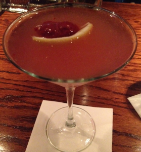 The Pink Kiss Martini is pure perfection.