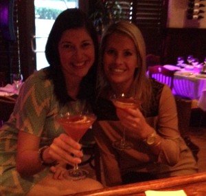 The Pretty Southern Girls with Pink Kiss Martinis