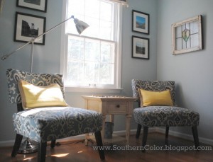 A beautiful sitting area designed by Southern Color.