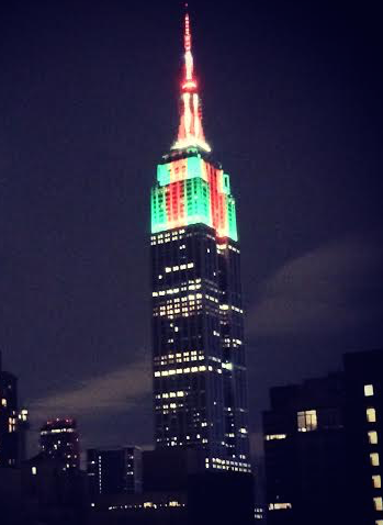 Empire State Building Christmas