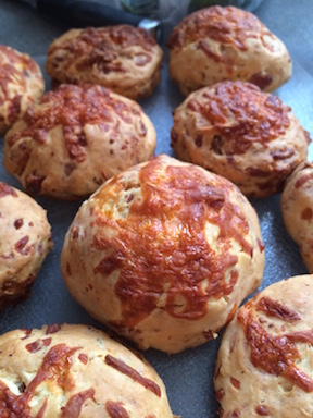 #bacon #cheese #biscuit pretty southern biscuit bacon cheese