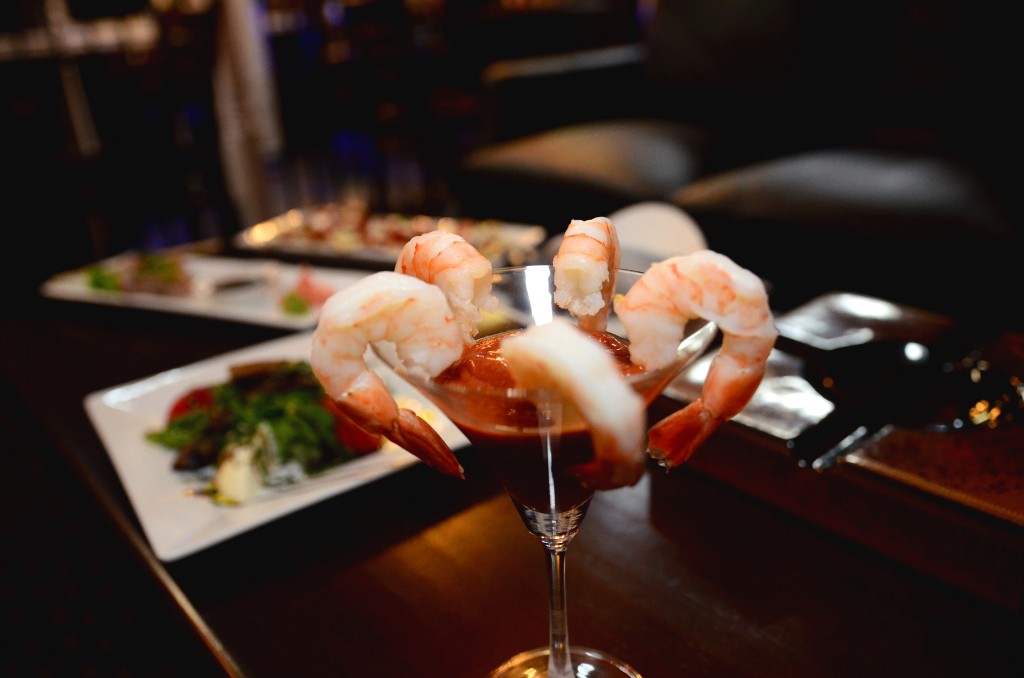 Burn Social Club Atlanta Buckhead Food Shrimp Cocktail Martini