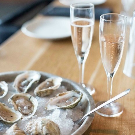 champagne oysters Saltyard Atlanta