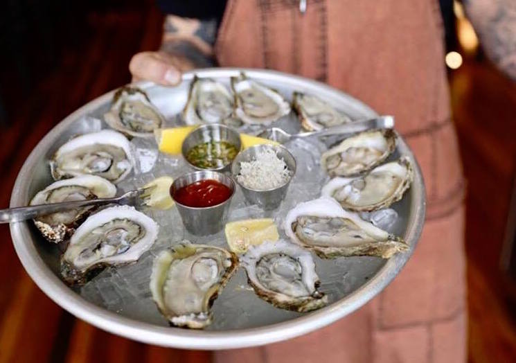 oysters Chef Alex Friedman Bistro Off Broad